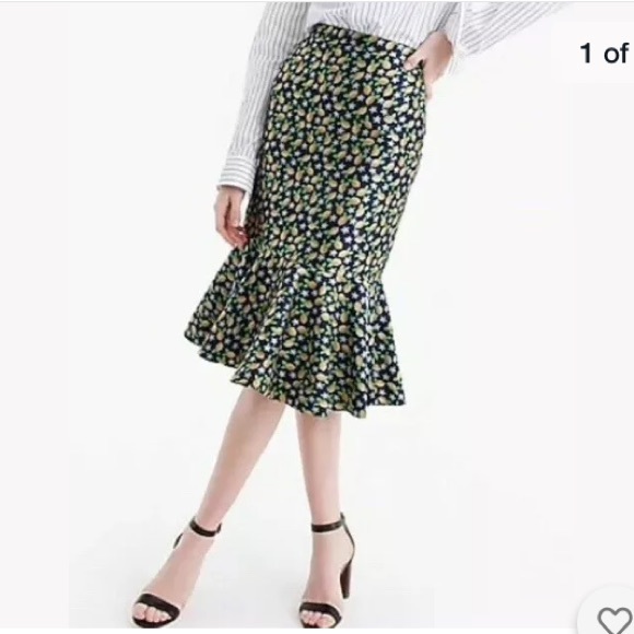 J. Crew trumpet midi skirt - Picture 3 of 9